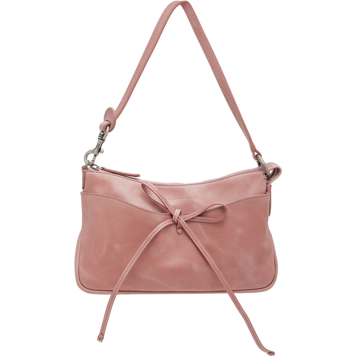 MARGESHERWOOD Pink Ribbon Pochette Bag