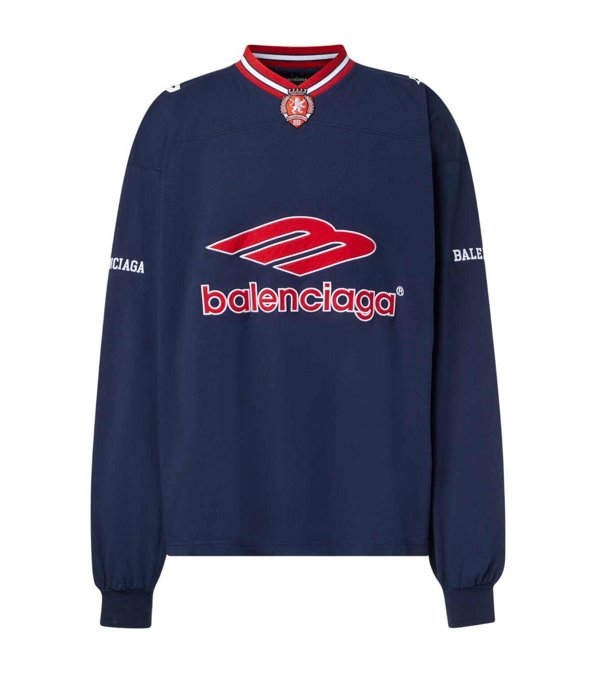 Balenciaga Black Offshore Long Sleeve T-Shirt Balenciaga