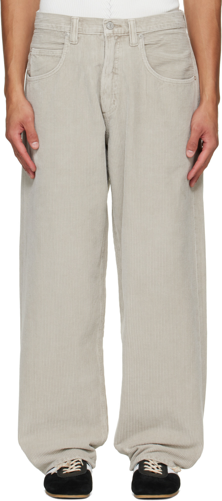 AGOLDE Gray Fusion Trousers