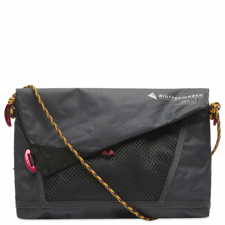 Photo: Klättermusen Hrid Wp Accessory Bag 3L in Raven 