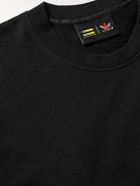 ADIDAS CONSORTIUM - Pharrell Williams Basics Embroidered Cotton-Jersey T-Shirt - Black