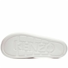 Kenzo Men's Pool Slides in Off White