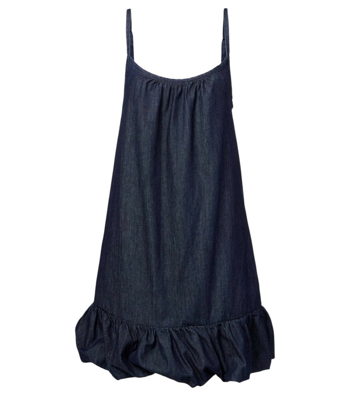 Photo: Dries Van Noten Denim minidress