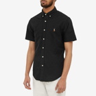 Polo Ralph Lauren Men's Short Sleeve Oxford Button Down Shirt in Polo Black