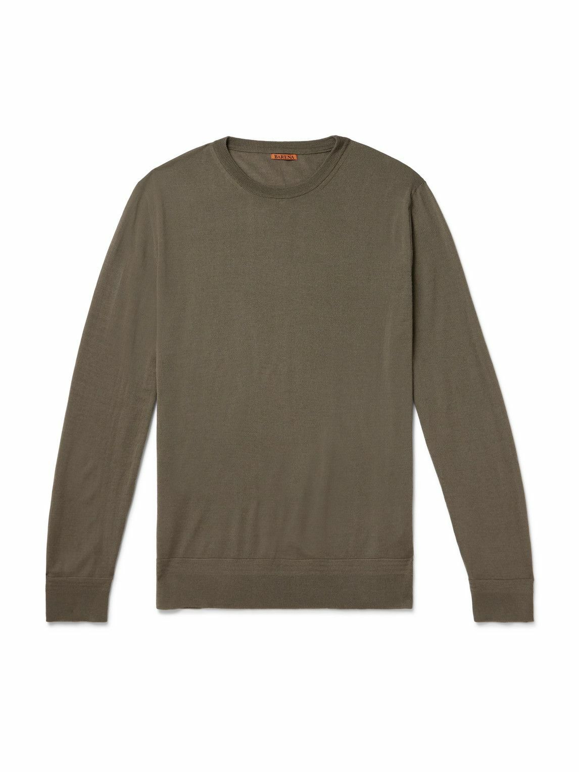 Barena - Ato Slim-Fit Merino Wool Sweater - Green