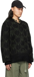South2 West8 Black Mohair Sweater