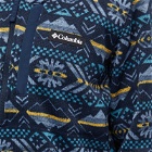 Columbia Men's Sweater Weather™ II Printed Half Zip Fleece in Collegiate Navy Checkered Peaks Print