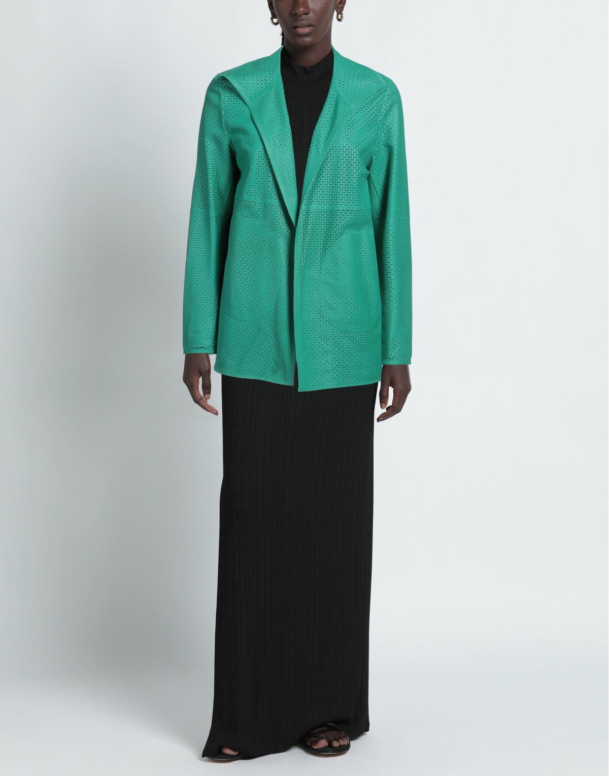 Pearls Womens Jacket Emerald in Green