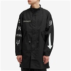 Uniform Experiment Men's Mods Coat in Black