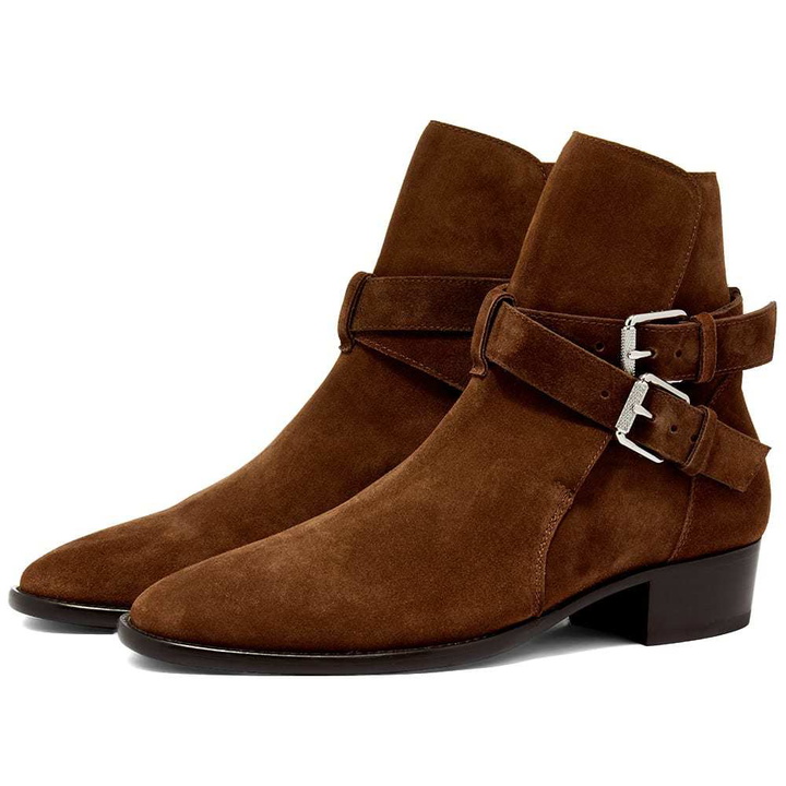 Photo: AMIRI Suede Buckle Boot