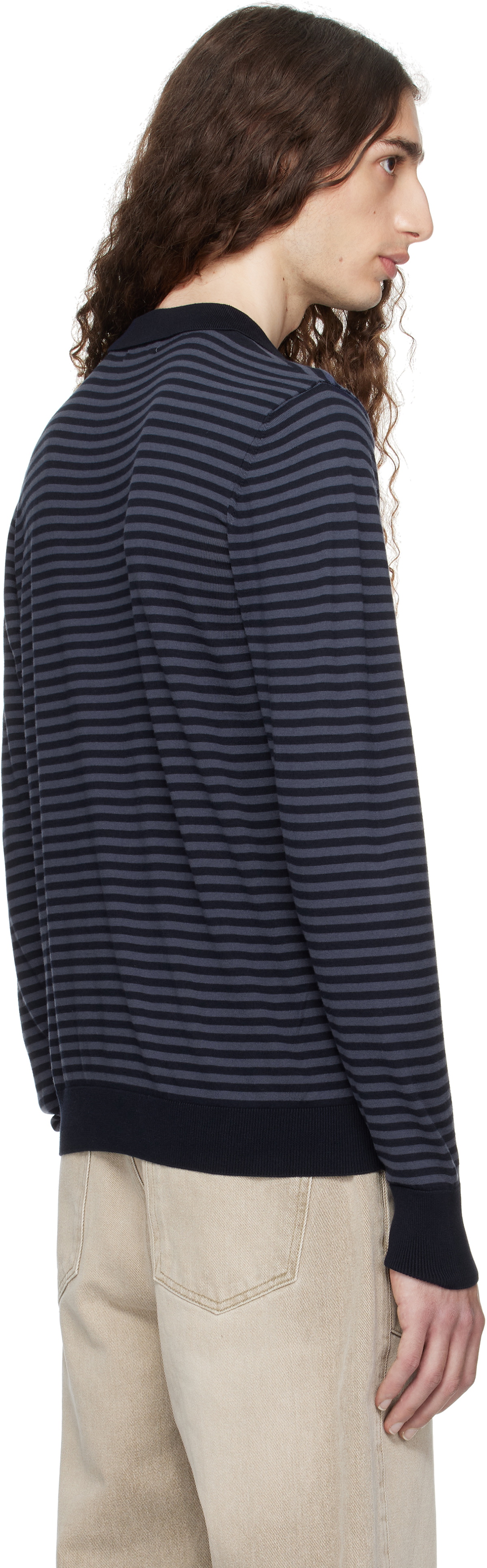 Paloma Wool Navy Hugo II Polo