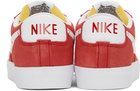 Nike Red & White Blazer Low ’77 Sneakers