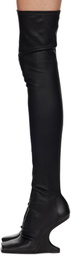 Rick Owens Lilies Black Porterville Cantilever 11 Tall Boots
