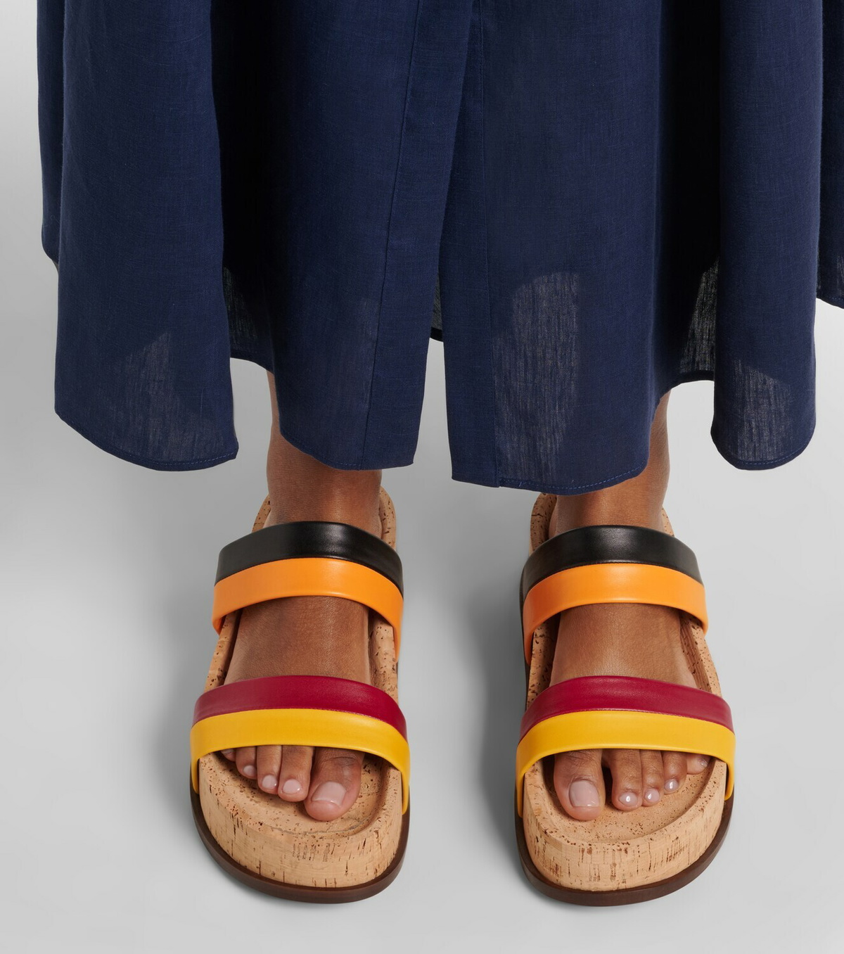 Gabriela Hearst Striker leather platform sandals
