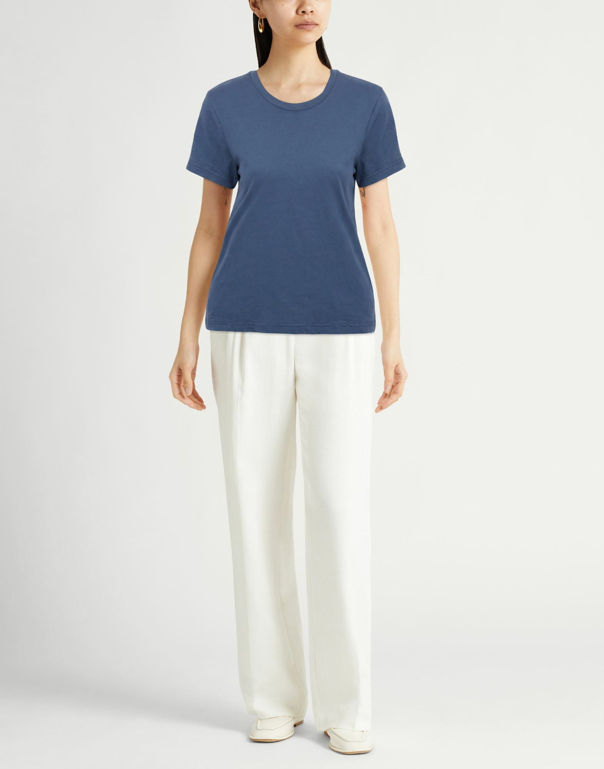 Crossley Womens T-shirt Slate in Blue
