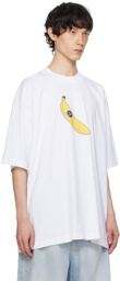 VETEMENTS White Banana T-Shirt