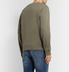 Brunello Cucinelli - Loopback Cotton-Blend Jersey Sweatshirt - Green