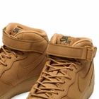 Nike Air Force 1 Mid Sneaker 'Wheat' Sneaker in Flax/Outdoor Green