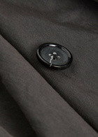 Toteme Double-breasted Belted Cotton-blend Poplin Trench Coat Black