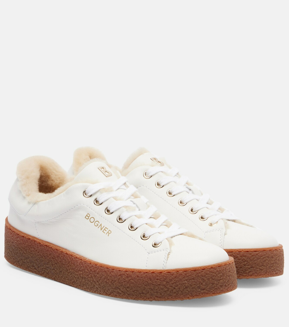 Bogner Lucerne shearling-lined leather sneakers