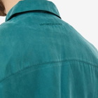 MKI Men's Cupro Trucker Jacket in Teal
