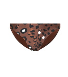 The Upside - Moss leopard-print bikini bottoms