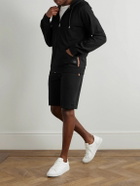 Paul Smith - Straight-Leg Logo-Appliquéd Cotton-Jersey Shorts - Black