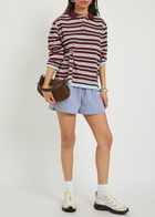 Damson Madder Noah Layered Striped Cotton Rugby top Multicoloured