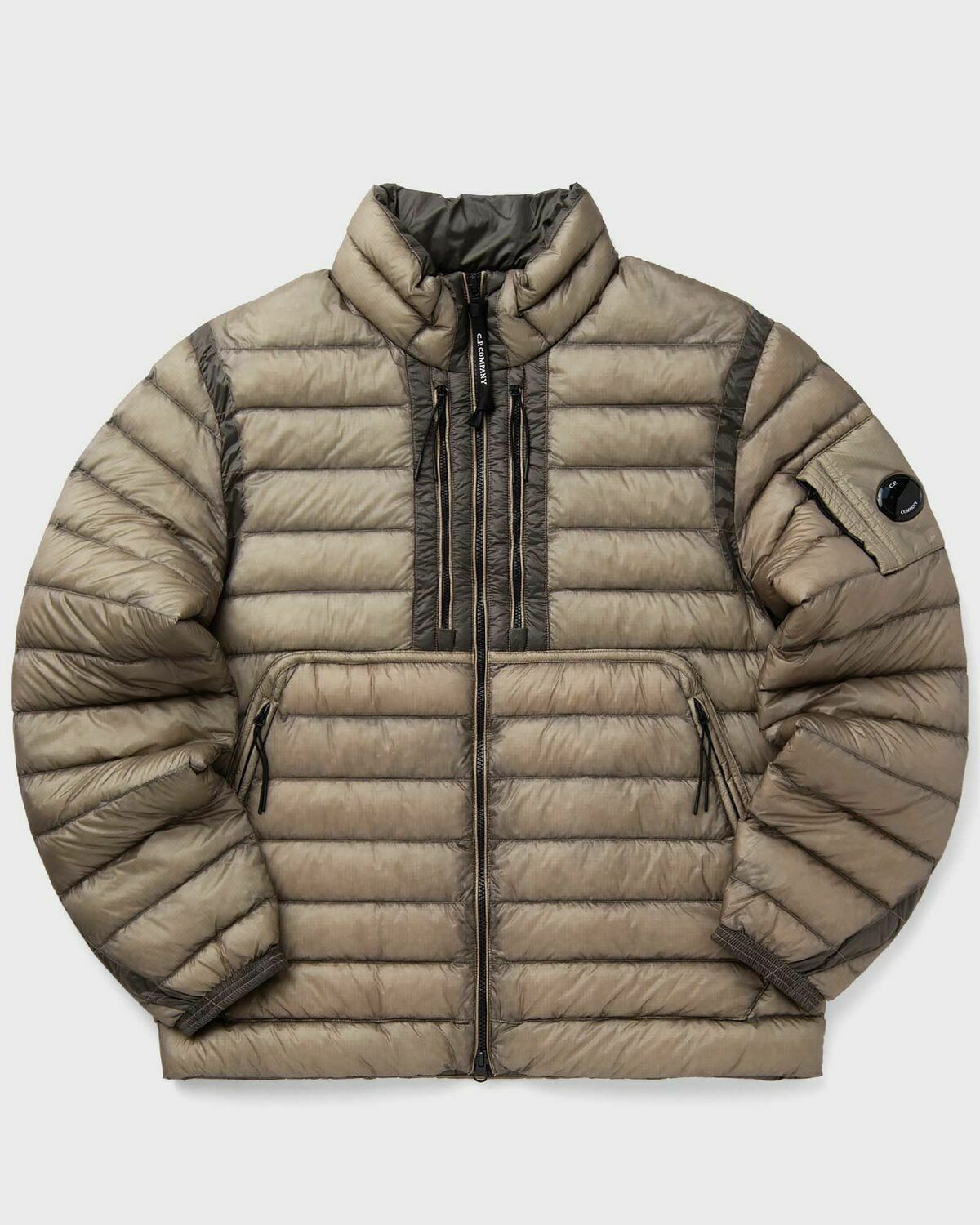 C.P. Company D.D. Shell Lightweight Down Jacket Brown Down