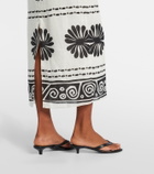 Cala de la Cruz Nara floral linen maxi dress