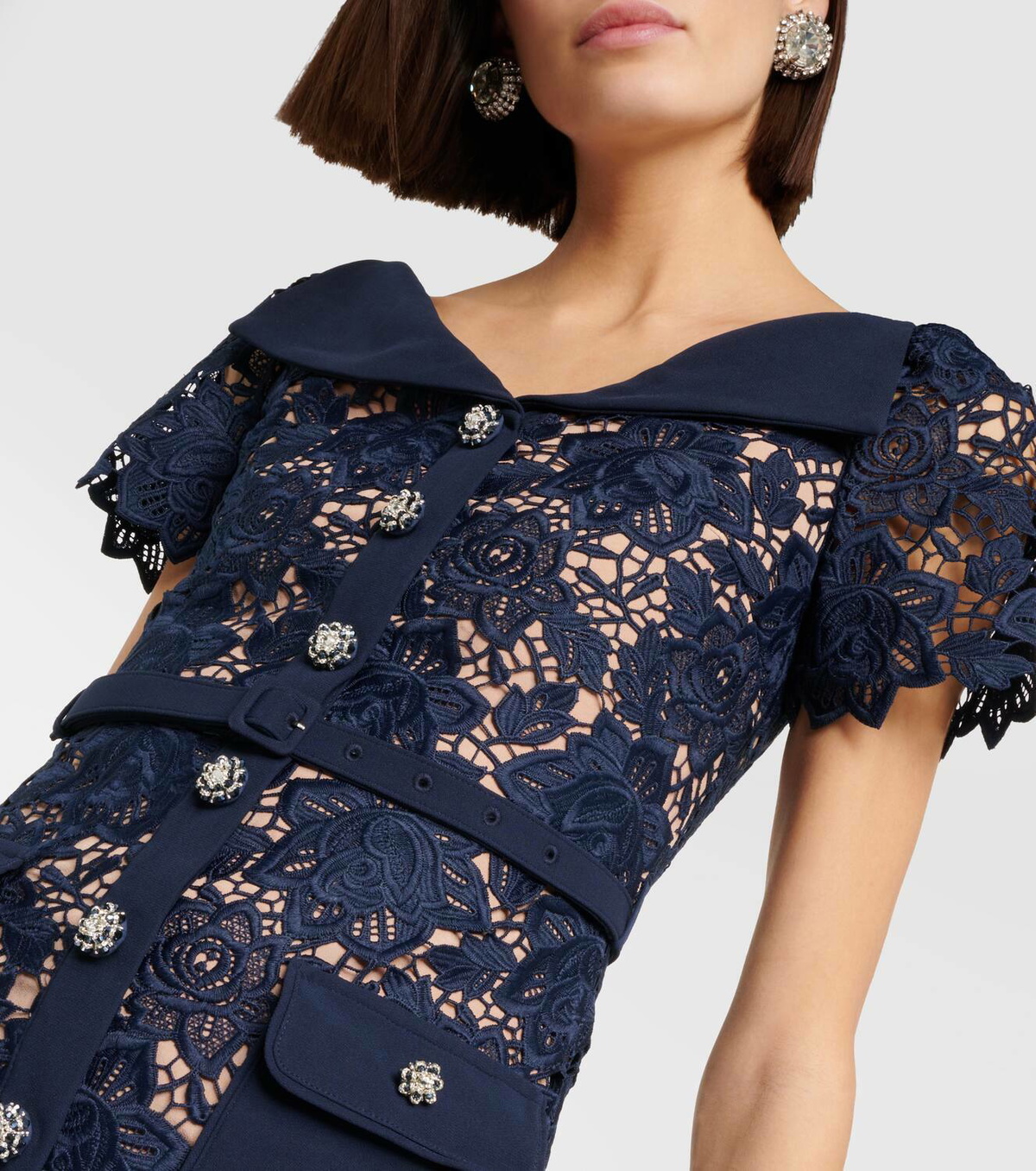 Self-Portrait Lace midi dress Self-Portrait