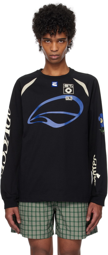 Photo: Kijun Black & Blue Cycle Long Sleeve T-shirt