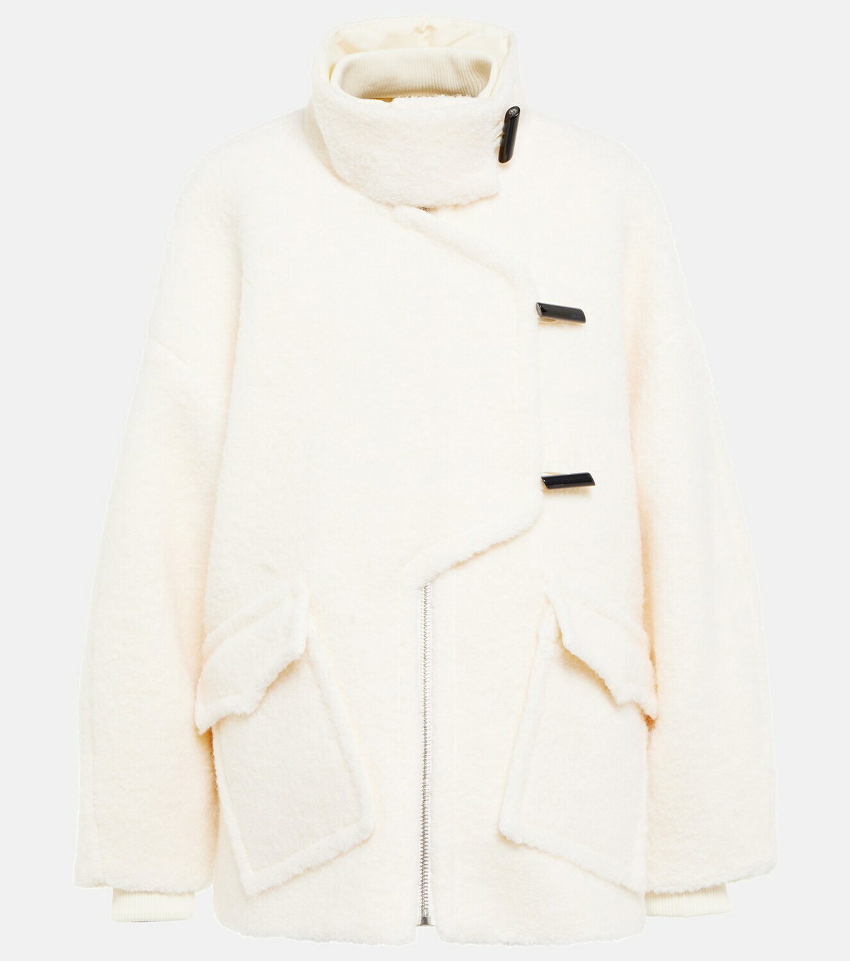 Ganni - Bouclé wool-blend jacket GANNI