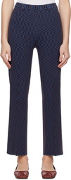 High Sport Blue & Burgundy Charlie Trousers