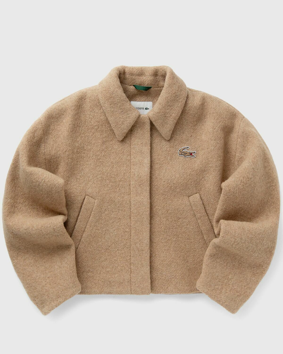 Lacoste Blouson Brown Coats