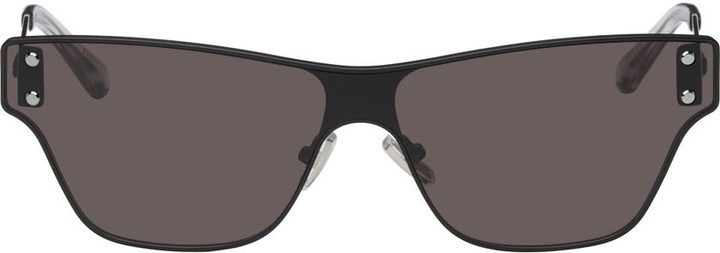 Photo: Bottega Veneta Black Metal Sunglasses