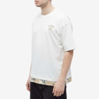 Men's AAPE Peace Camo Silicon Badge T-Shirt in Ivory