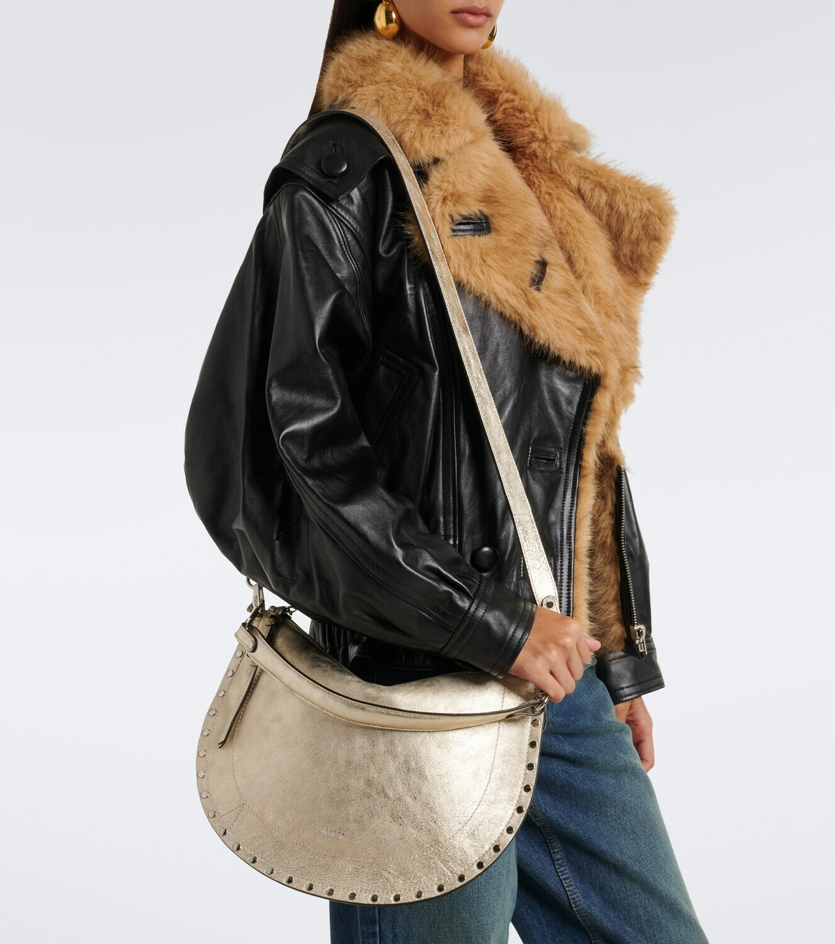 Isabel Marant Oskan Soft Medium leather shoulder bag