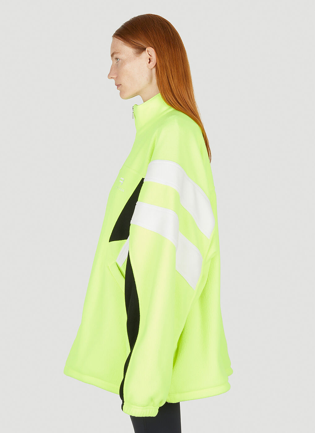 Sporty B Cosy Tracksuit Jacket in Yellow Balenciaga