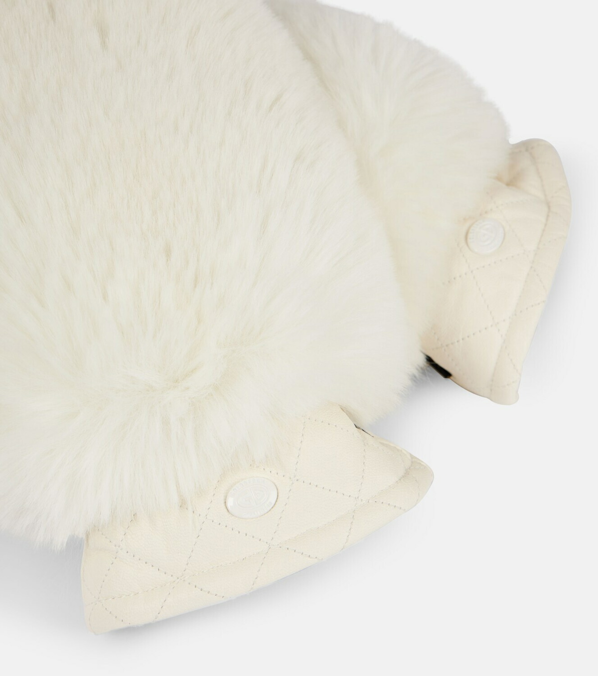 Goldbergh Hill faux fur-trimmed leather ski mittens