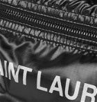 SAINT LAURENT - Logo-Print Ripstop-Shell Belt Bag - Black