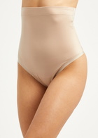 Spanx Suit Your Fancy High-waisted Thong Beige