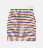 Eres Design open-knit cotton-blend miniskirt