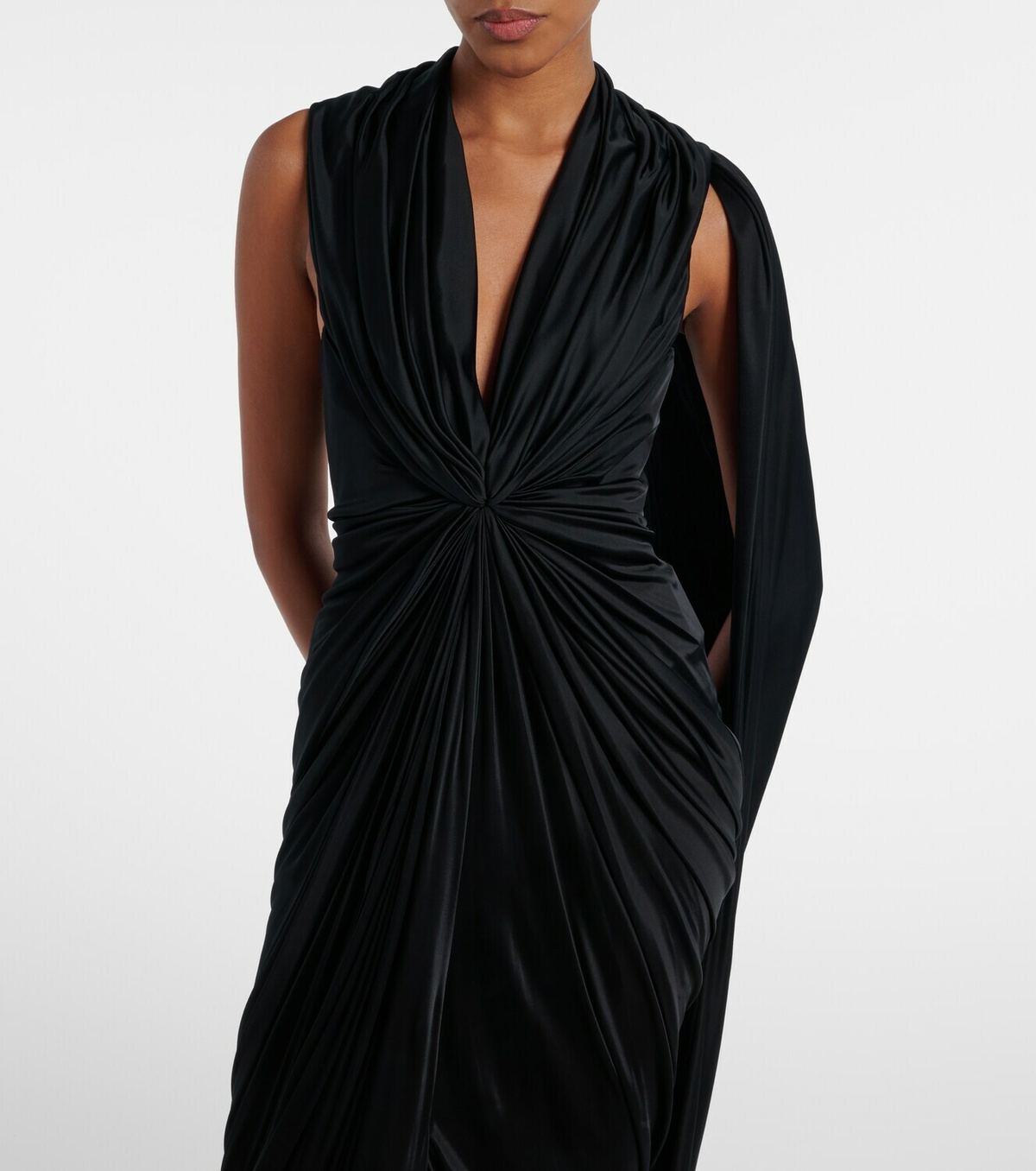 Loewe Draped midi dress