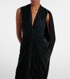 Loewe Draped midi dress