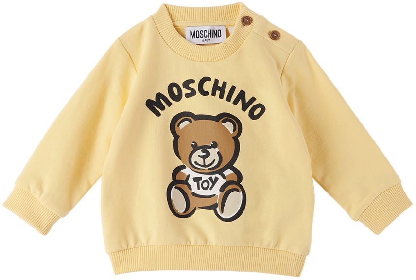 Jumpsuit MOSCHINO BABY Kids color Yellow Cream
