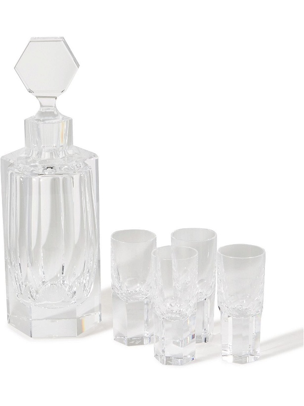 Photo: Asprey - Hexagonal Crystal Liqueur Set