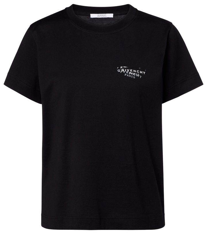 Photo: Givenchy Logo cotton jersey T-shirt