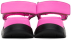 SUNNEI SSENSE Exclusive Pink Low Platform Sandals
