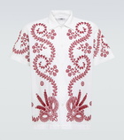 Bode - Embroidered cotton-blend shirt